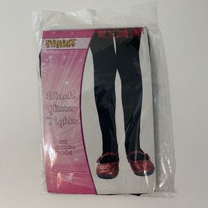 Black Glitter Tights